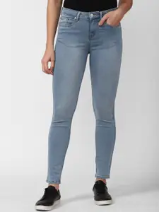 Van Heusen Woman Blue Heavy Fade Skinny Fit Jeans