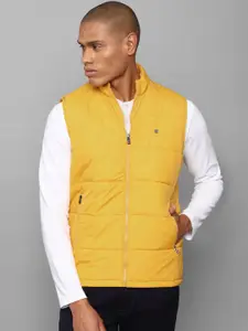 Allen Solly Men Yellow Solid  Pure Cotton Padded Jacket