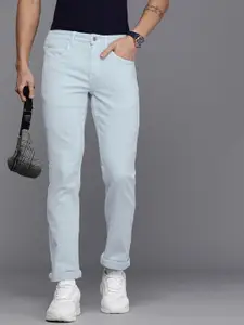 Louis Philippe Jeans Men Slim Fit Low-Rise Stretchable Jeans