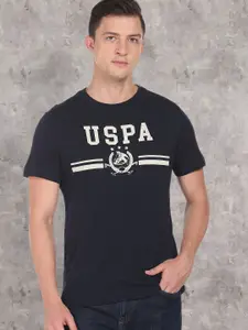 U.S. Polo Assn. Denim Co. U S Polo Assn Denim Co Men Navy Blue Bold Logo T-Shirt