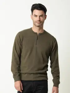 RARE RABBIT Men Rumbled Slim Fit Sweater