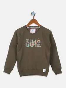 Monte Carlo Boys Olive Green Sweatshirt