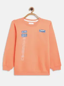 Octave Boys Orange Fleece Sweatshirt