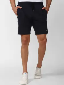 Peter England Casuals Men Navy Blue Slim Fit Shorts