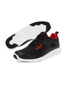 Puma Men Black & Red Impel Shoes