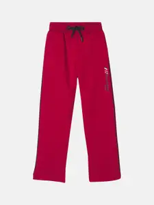 Monte Carlo Boys Red Solid Track Pant