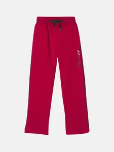 Monte Carlo Boys Red Solid Track Pant