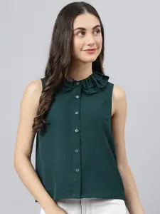 DEEBACO DEEBACO Women Green Premium Casual Shirt