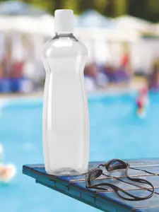 Milton Set Of 12 Grey Solid Plastic BPA Free Pacific 1000 Pet Water Bottles 1 Litre