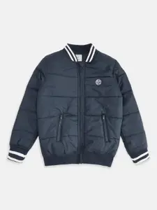 Pantaloons Junior Boys Navy Blue Quilted Jacket