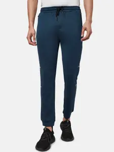 Ajile by Pantaloons Men Teal-Coloured Solid Slim-Fit Joggers