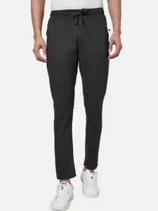 Urban Ranger by pantaloons Men Charcoal Slim Fit Trousers