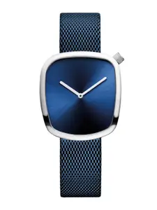 BERING Women Blue Printed Dial & Blue Bracelet Style Analogue Watch 18034-307