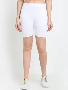 Jinfo Women White Sports Shorts