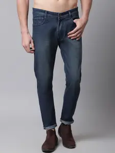 Rodamo Men Blue Slim Fit Light Fade Stretchable Jeans