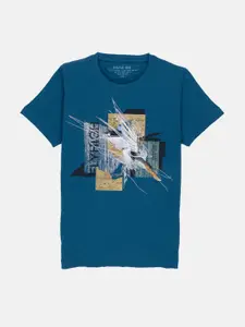 Status Quo Boys Blue Printed T-shirt
