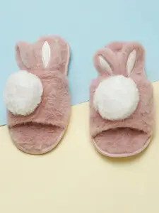 max Women Pink Rubber Room Slippers