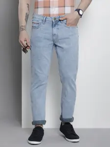 The Indian Garage Co Men Straight Fit Stretchable Jeans