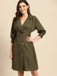 All About You Formals Solid Shirt Dress