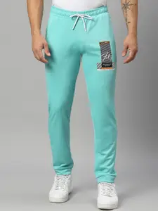 FiTZ Men Blue Slim-Fit Track Pants