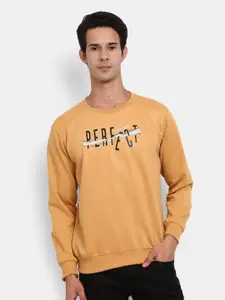 V-Mart Round Neck Printed Fleece Sweatshirt
