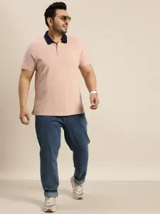 Sztori Men Plus Size Polo Collar Pure Cotton T-shirt