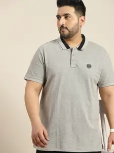 Sztori Plus Size Polo Collar T-shirt