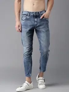HERE&NOW Men Blue Slim Tapered Fit Mid-Rise Clean Look Stretchable Jeans