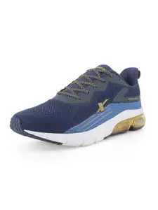 Sparx Men Navy Blue Mesh Running Non-Marking Shoes