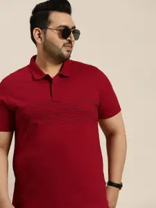 Sztori Plus Size Polo Collar Regular Fit T-shirt