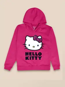 Kids Ville Hello Kitty Printed Hoodie For Kids Girls