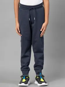 Red Tape Boys Navy Blue Solid Joggers