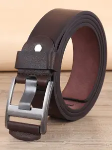 WINSOME DEAL Men Brown Solid Casual Belt