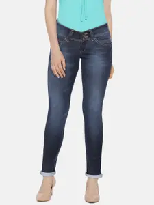 Pepe Jeans Woman Navy Pixie Slim Fit Jeans