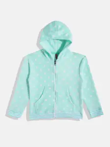 GAME BEGINS Girls Premium Cotton Conversational Printed Hooded Sweatshirt