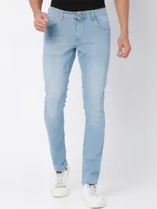 SPYKAR Men Blue Skinny Fit Heavy Fade Jeans