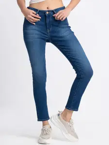 SPYKAR Women Blue Skinny Fit Light Fade Jeans