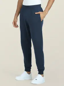 XYXX Men Teal Solid Cruze French Terry Cotton Regular Fit Joggers