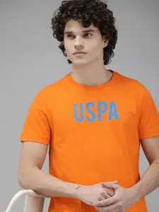U.S. Polo Assn. U S Polo Assn Men Brand Logo Printed Slim Fit T-shirt