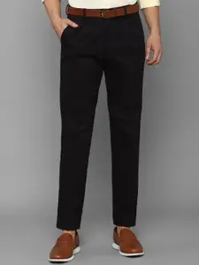 Allen Solly Men Black Solid Cotton Trouser