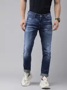 SPYKAR Men Regular Fit Low-Rise Heavy Fade Stretchable Jeans