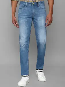 Allen Solly Sport Men Blue Skinny Fit Heavy Fade Cotton Jeans