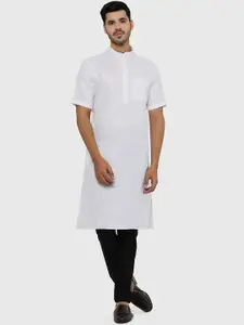 Modi Kurta Men White Cotton Kurta