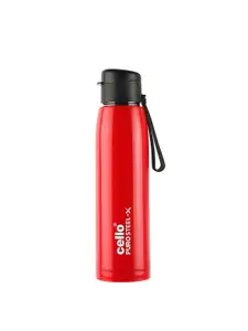 Cello Puro Steel-X Cooper with Inner Stainless Steel Water Bottle with Inner 900 ml