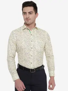 Greenfibre Men Slim Fit Floral Printed Casual Shirt