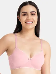 Amante Solid Padded Casual Chic T-Shirt Bra - BRA10901