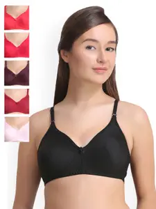 Leading Lady Pack of 6 Full-Coverage Bras LLCOOL-6