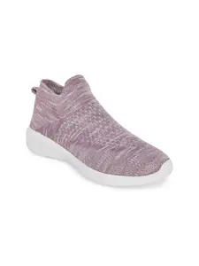 People Women Purple Textile Running Non-Marking Shoes