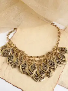 SOHI Gold-Plated Necklace