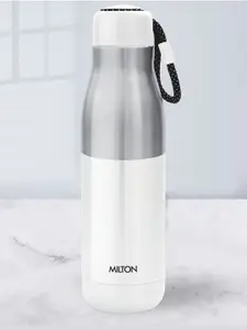 Milton White Eminent 400 Thermosteel Water Bottle 369 ml
